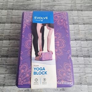 Evolve Foam Yoga Block in Purple by Gaiam